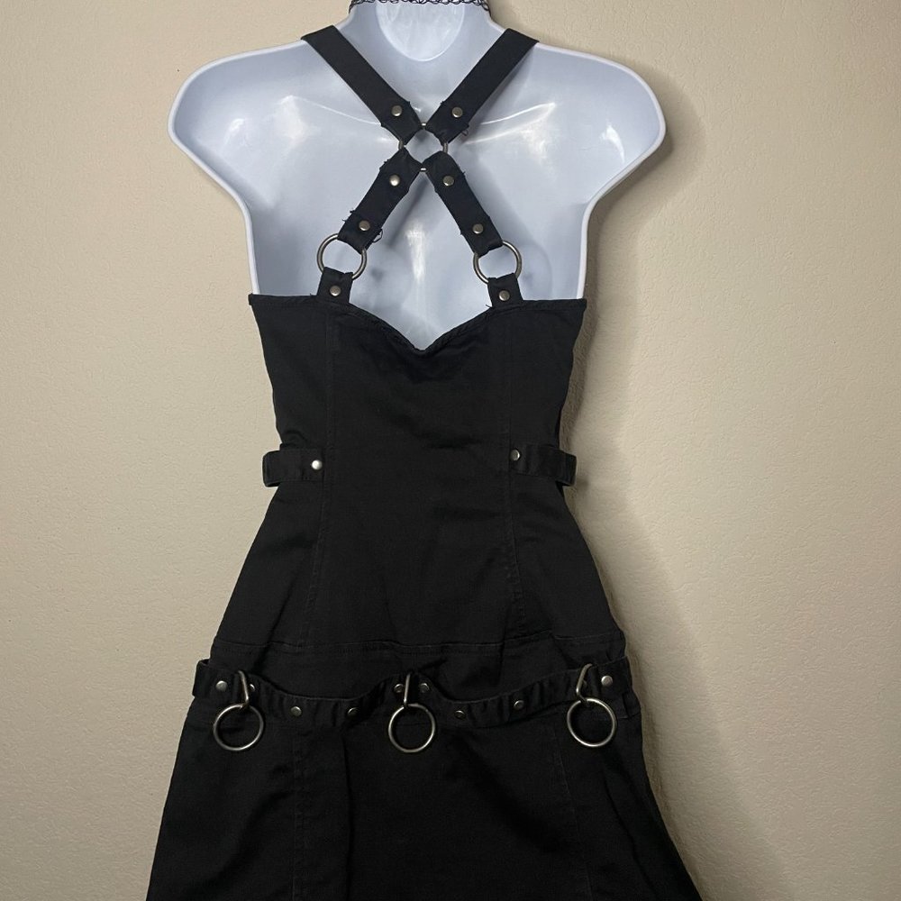💀SOLD💀 lip service vintage 90s institutionalized bondage mini dress - Picture 5 of 5